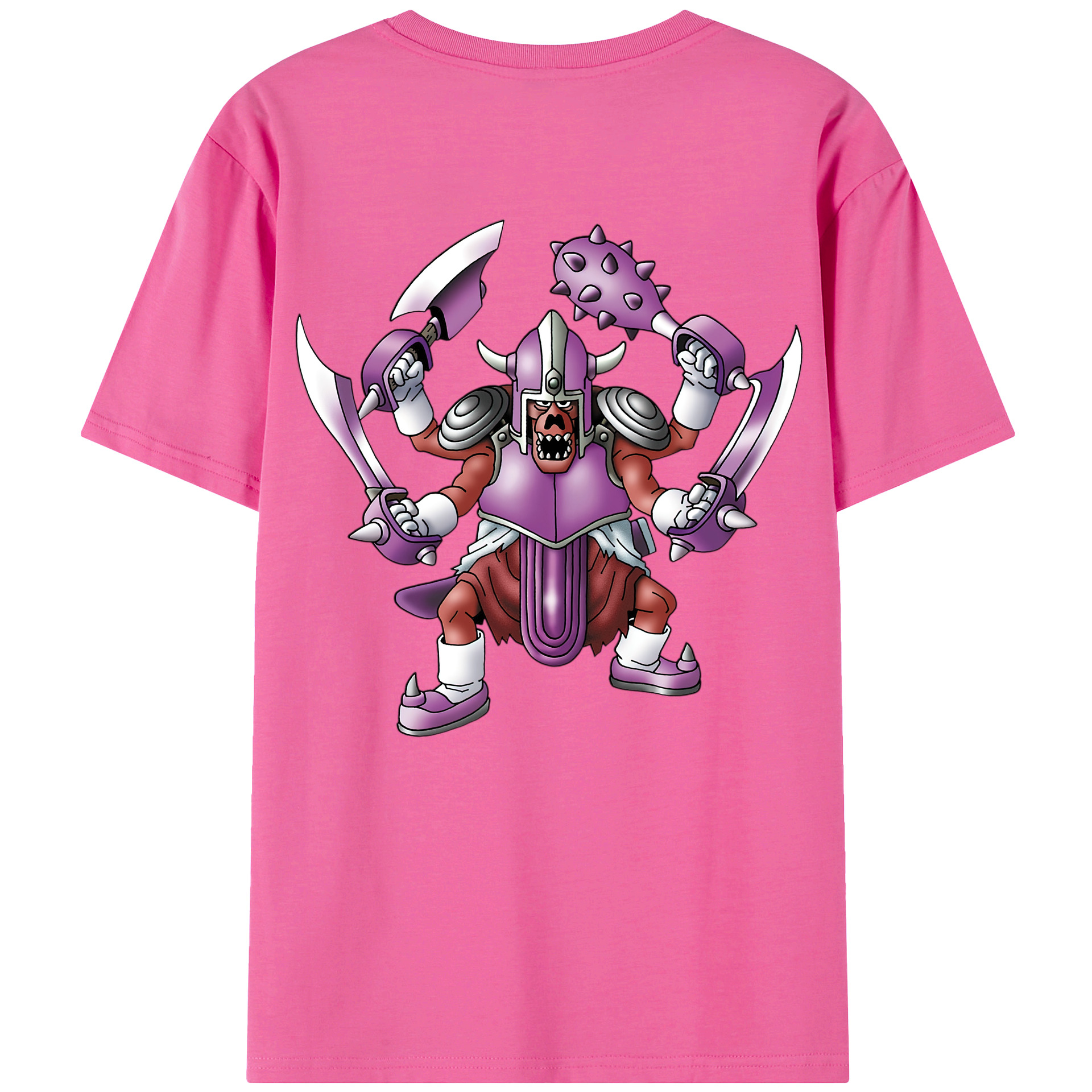 （画像用） ドラゴンクエスト Doragon Kuesuto Dragon Quest レディース半袖Tシャツ(バックプリント)